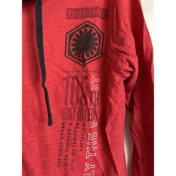 Disney Parks Star Wars‎ First Order Red Pullover Top Unisex Small - Picture 3 of 10